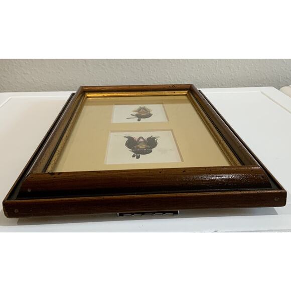 Vintage Christoffersens By SAGA Native American Girl And Boy Signed Art - Picture 9 of 11